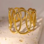 Continuum Link Adjustable finger ring - Image 2