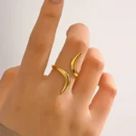 Seraphine Swirl Finger Ring - Image 3