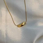 Twist Fold Pendant Necklace