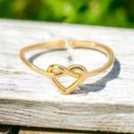 Amara Heartline Adjustable finger Ring - Image 5