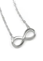 Silver Infinity necklace - Image 4