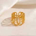 Continuum Link Adjustable finger ring