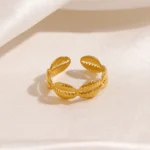 Cowrie Reef Adjustable finger ring - Image 2