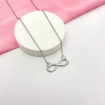 Silver Infinity necklace