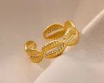 Cowrie Reef Adjustable finger ring - Image 5