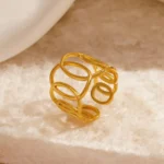 Continuum Link Adjustable finger ring - Image 5