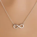 Silver Infinity necklace - Image 2