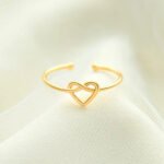 Amara Heartline Adjustable finger Ring