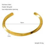 Auric Curve Band Bracelet - Image 3