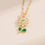Daisy Blossom Charm Necklace