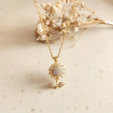 Sunflare Helian Pendant Necklace