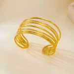 Cascade Wave Cuff Bracelet