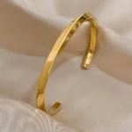 Auric Curve Band Bracelet - Image 6