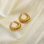 Swirl Wave Earrings - Image 2