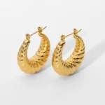 Swirl Wave Earrings - Image 5