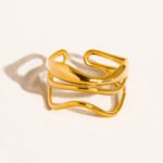 Seren Wave Adjustable Finger Ring