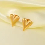 Velora Heart Studs Earrings - Image 2