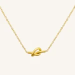 Tied Heart pendant Necklace - Image 8