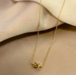 Tied Heart pendant Necklace - Image 5