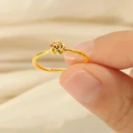 Tiny Bloom Finger Ring - Image 5