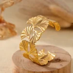 Auri Ginkgo Cuff Bracelet