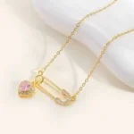 LoveLock Pin Necklace
