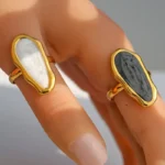 Puddle Abstract Adjustable Finger Ring - Image 3