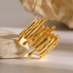 Distortion Flow Adjustable Finger ring