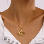 Ancient Solar Pendant Necklace - Image 3