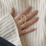 Tidal Wrap Adjustable Finger Ring - Image 6