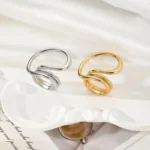 Tidal Wrap Adjustable Finger Ring - Image 2
