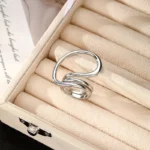 Tidal Wrap Adjustable Finger Ring - Image 8