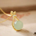 Tranquil Dewdrop Pendant Necklace
