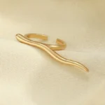 Mono Wave Adjustable Finger Ring