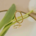 Portal Ellipse Adjustable Finger Ring - Image 2