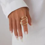 Tidal Wrap Adjustable Finger Ring - Image 4
