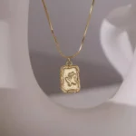 Nectar Medallion Pendant Necklace - Image 8