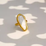 Puddle Abstract Adjustable Finger Ring - Image 2