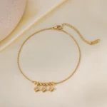 Flutter Trio Anklet