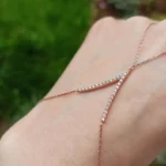 Wishbone Hand Chain ( GOLD) - Image 2