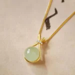 Tranquil Dewdrop Pendant Necklace - Image 4