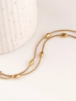 Grain Beaded Anklet - Image 3