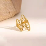 Ripple Effect Adjustable Finger Ring
