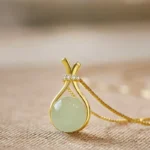 Tranquil Dewdrop Pendant Necklace - Image 2
