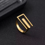 Monolith Statement Adjustable Finger Ring - Image 2