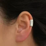 Minimal Tube Clip Earring - Image 3