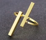 Twin Balance Bar Finger Ring - Image 4