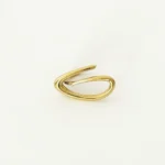 Paperclip Curve Adjustable Finger Ring - Image 6