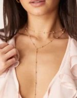 Cascade Fine Line Necklace - Image 5