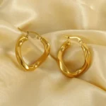 Artisan Ripple Earring